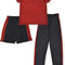 Boy'S 3-Pack Sports Wear with Athletic Shirt, Shorts and Pants